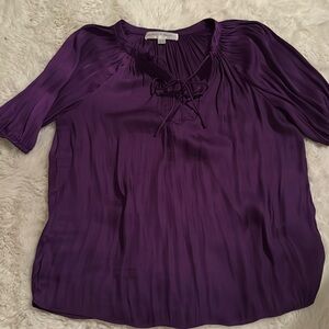 Purple peasant top